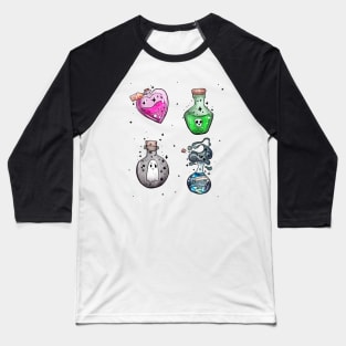 Enchanted Potion Bottles Baseball T-Shirt